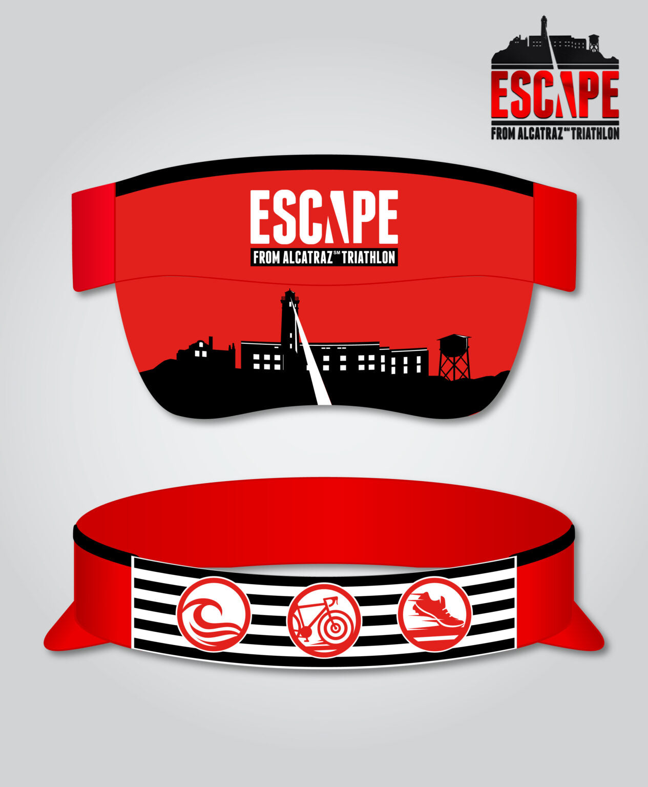 EFAT Island Visor, Red