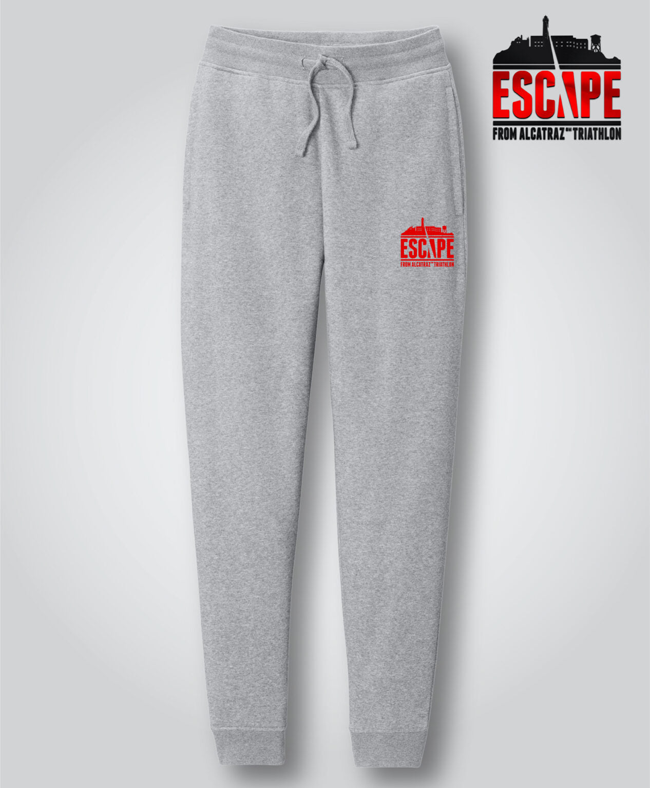 Men's EFAT Logo Sweatpants -Heather Grey