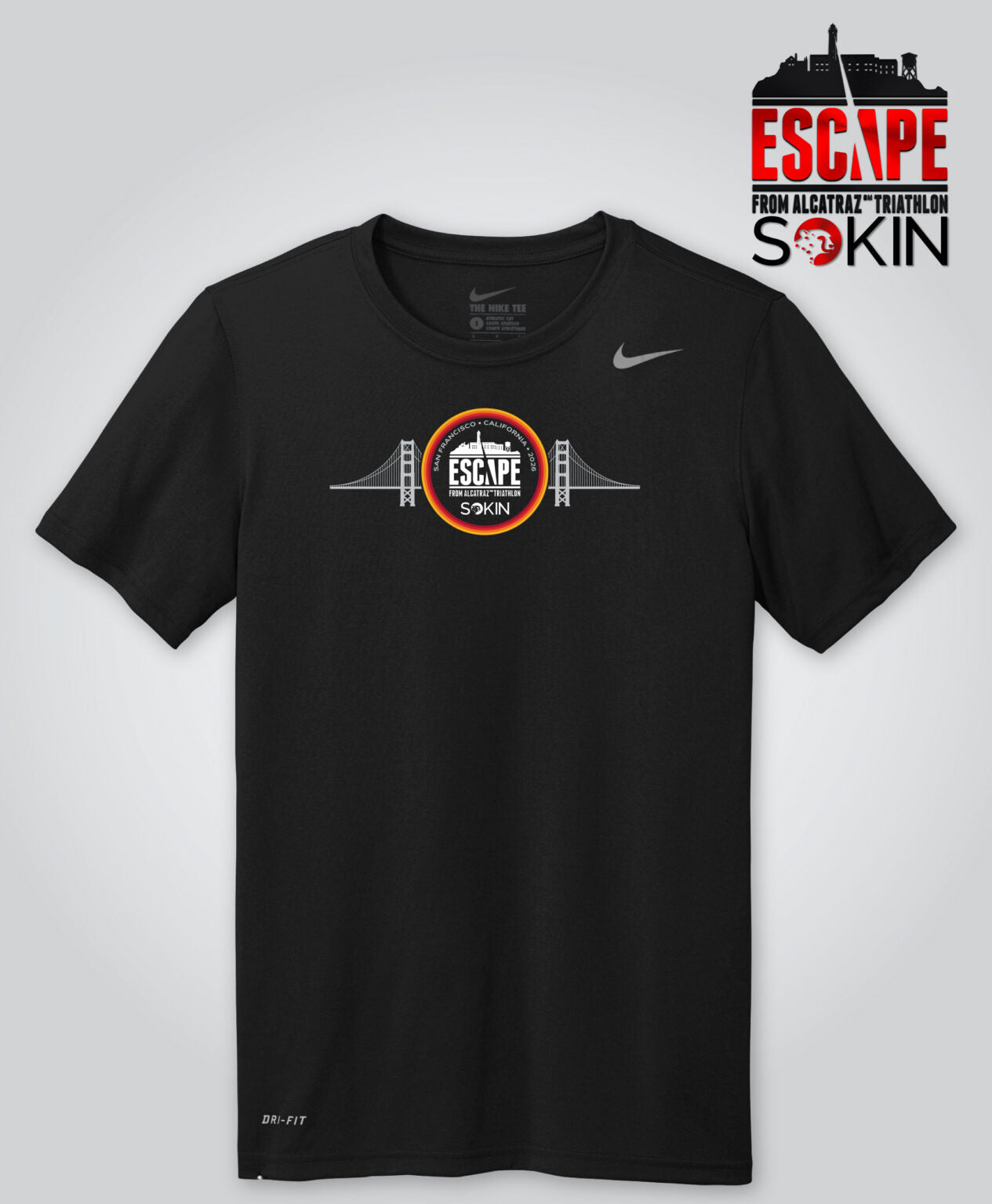 EFAT 2026 Men's NIKE Bridge Tee, Black