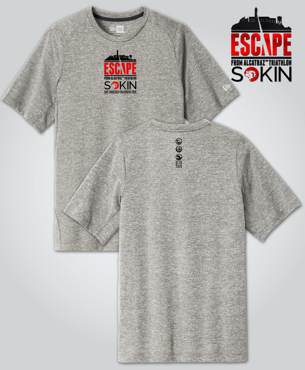 EFAT 2026 Men's Performance Tee, Gray