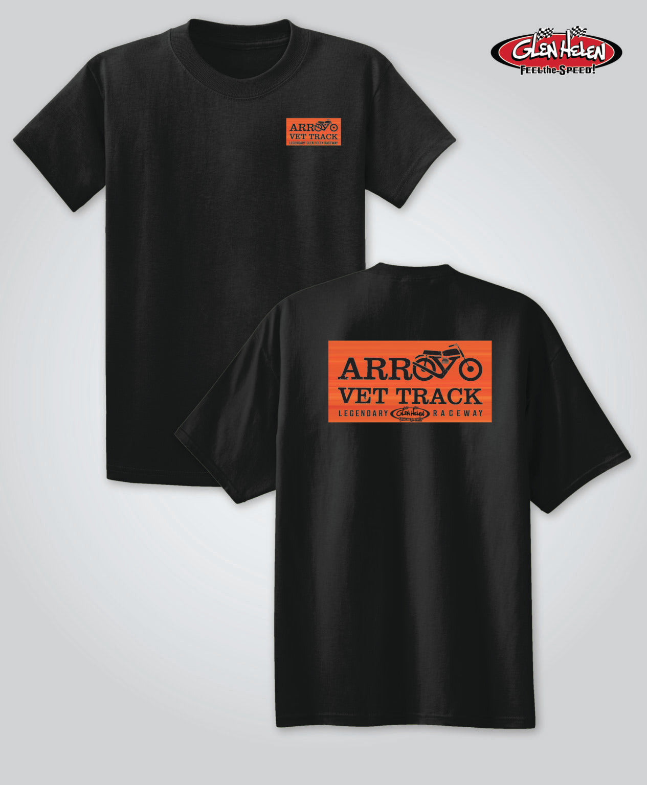 Arroyo Vet Track Tee Shirt, Black
