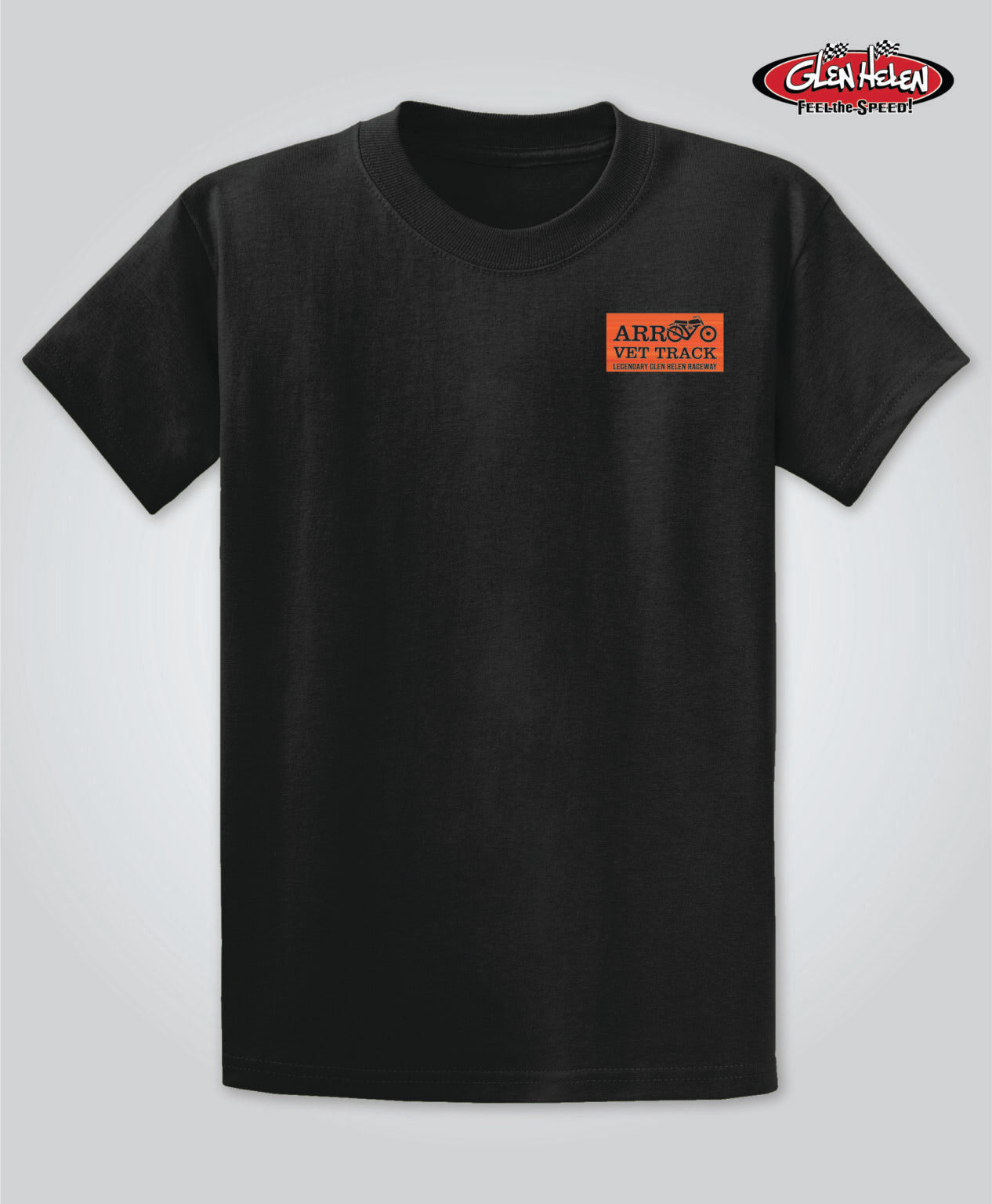 Arroyo Vet Track Tee Shirt, Black