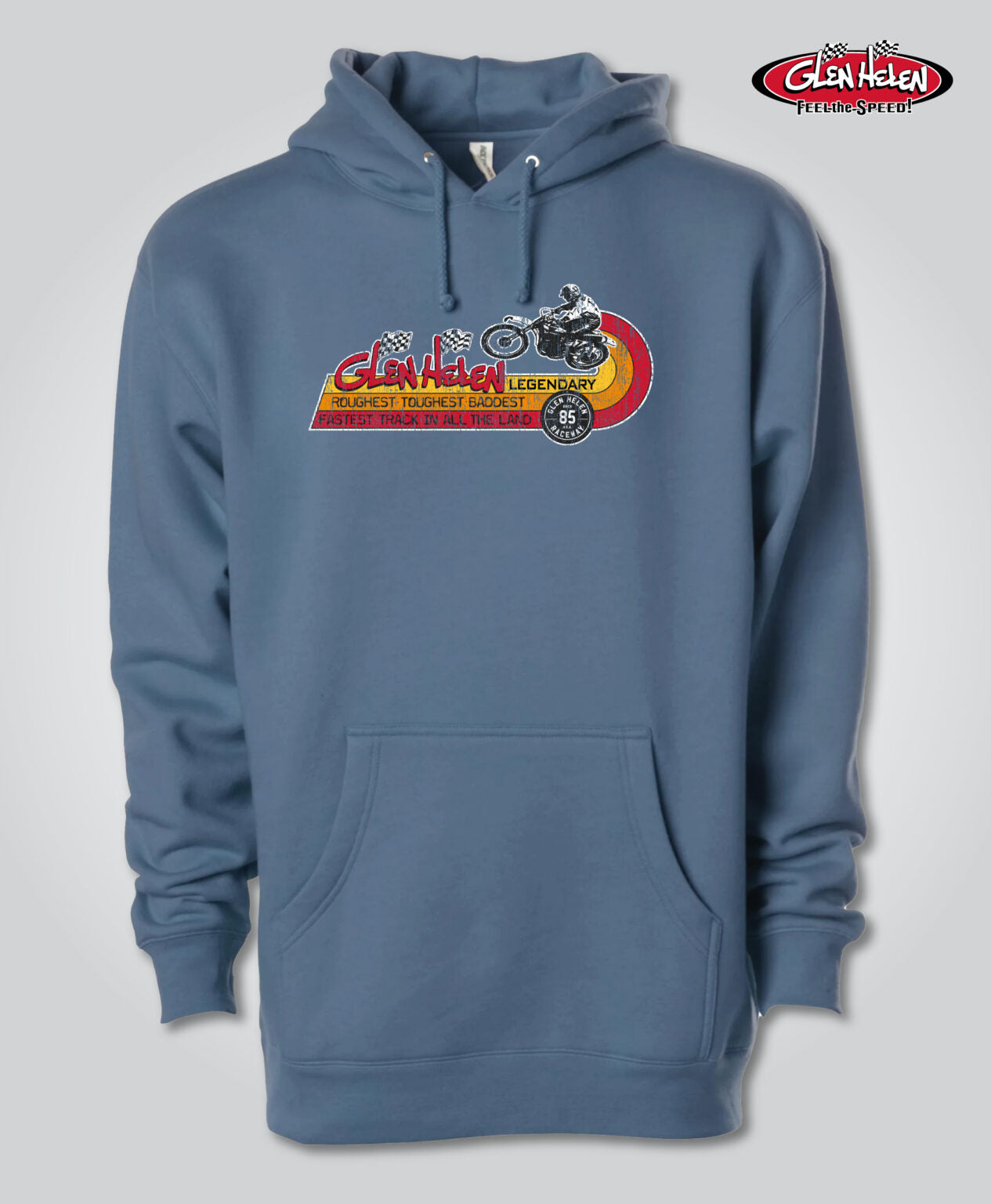 Glen Helen '85 Hoodie, Storm Blue