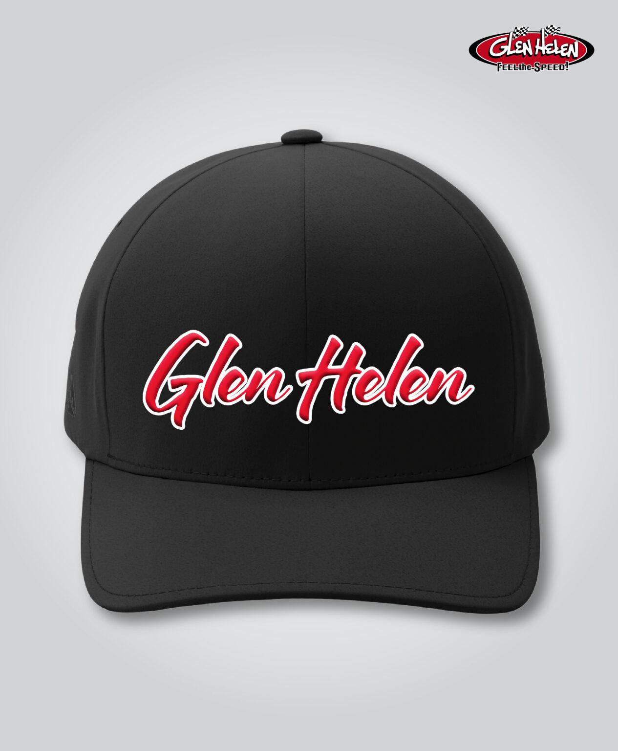 Glen Helen Puff Script FlexFit -Black