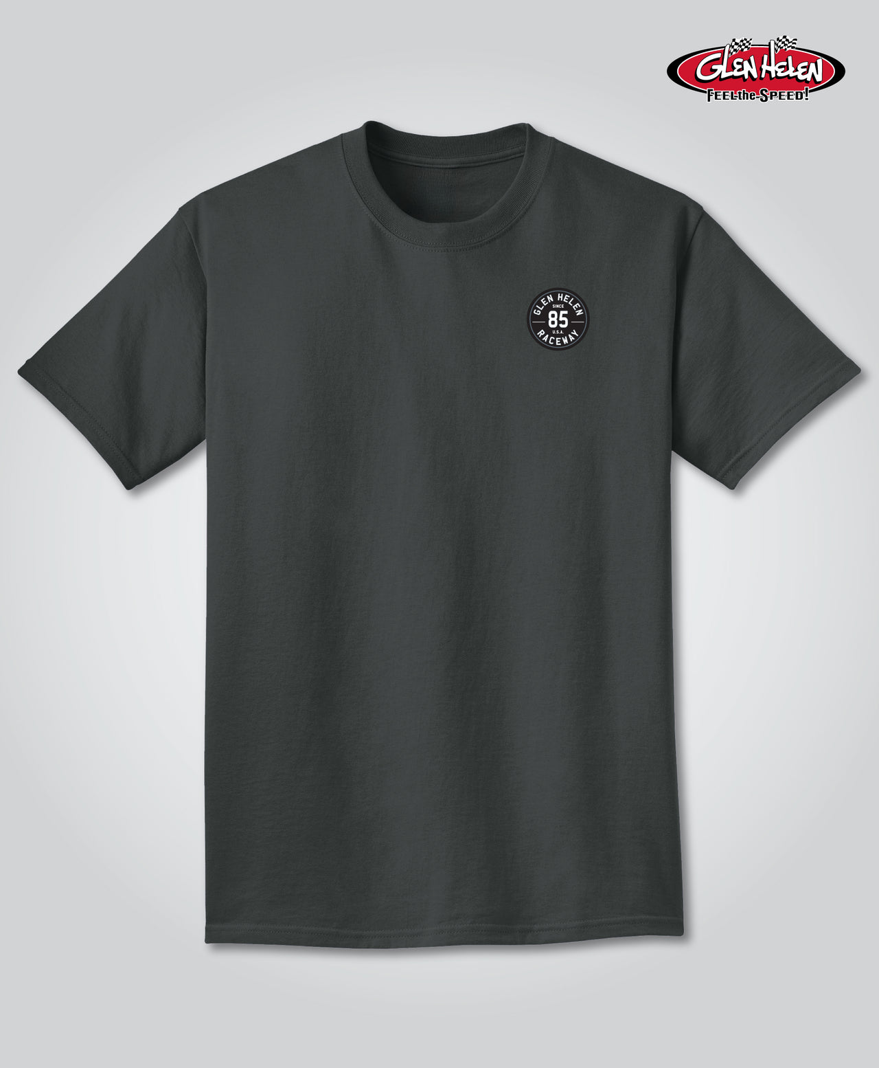 Glen Helen Spring Moto Tee, Coal