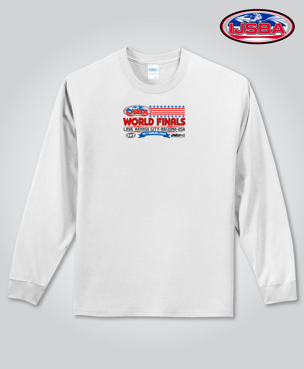 Stars & Stripes L/S Tee, White