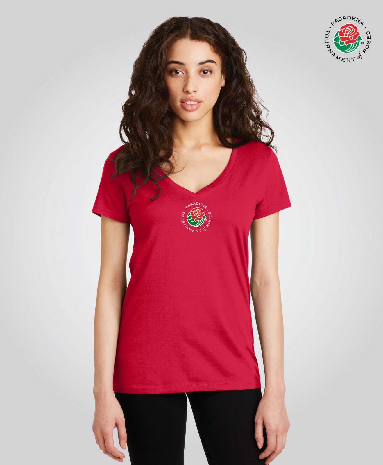 logo v neck t shirts