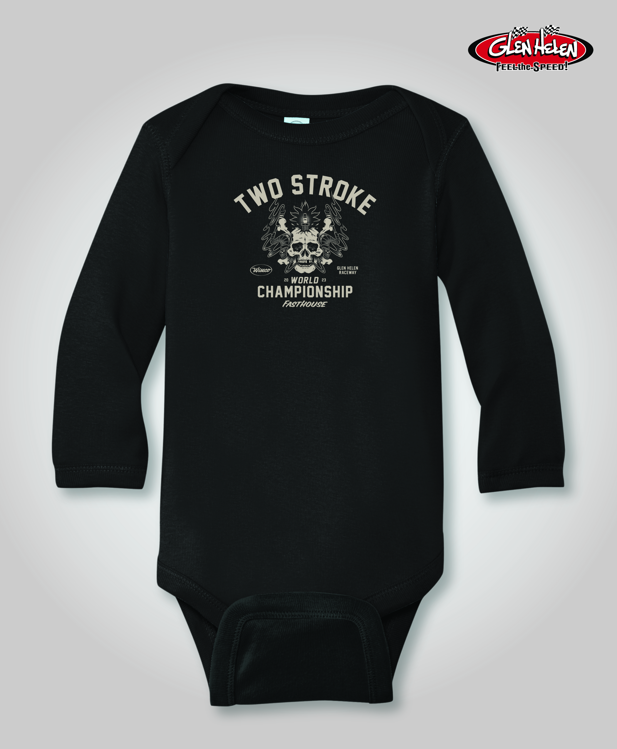 2 Stroke Infant Onesie Black – Shirtwerx