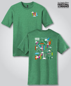 Festival of Books 2025 Tee Shirt -Green Heather