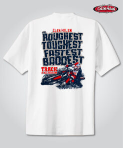 Glen Helen Roughest Toughest Racer Tee, White