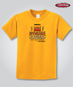 2025 2 Stroke Youth Poster Tee, Gold