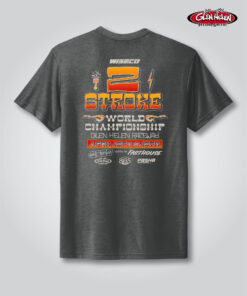 2025 2 Stroke Poster Tee, Vintage Dark Gray