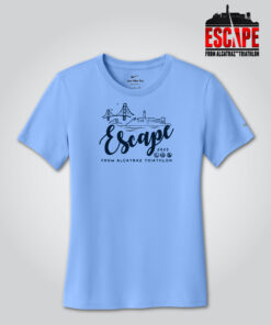 EFAT 2025 Ladies Script Escape NIKE Tee -Light Blue