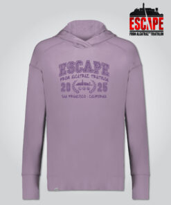 EFAT Ladies Distressed College Hoodie -Lavender