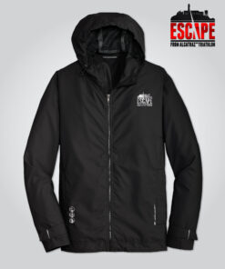 EFAT Windbreaker Rain Jacket, Black
