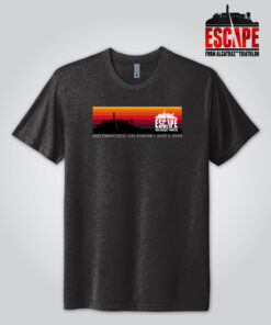 EFAT 2025 Sunset Stripes Tee -Dark Gray Heather