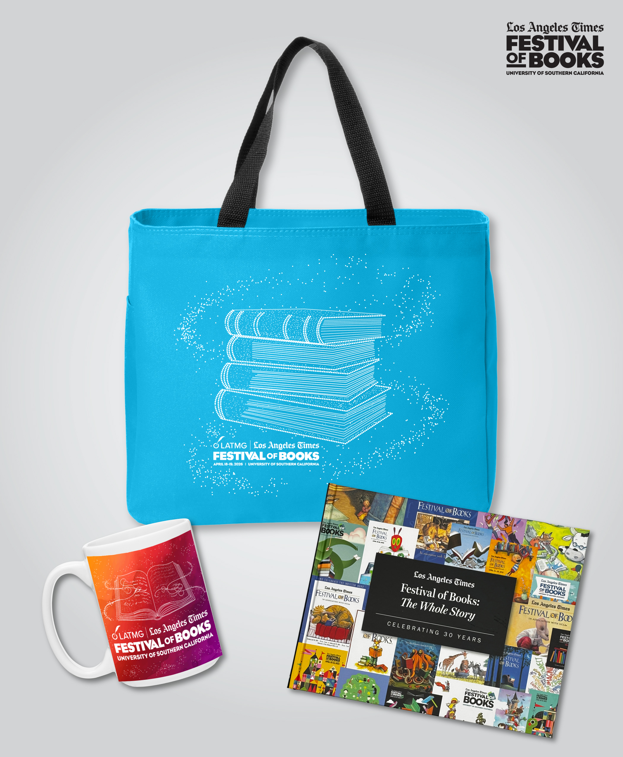 LA Times Festival of Books Bundle, Turquoise