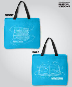 Festival of Books 2026 Tote Bag, Turquoise Blue