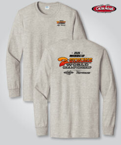 Glen Helen 2 Stroke 2026 Long Sleeve Tee, Ash Grey
