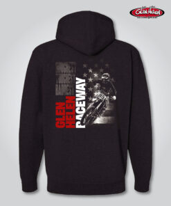Alternative view of Glen Helen Spring Moto Zipper Sweatshirt, Charcoal Heather