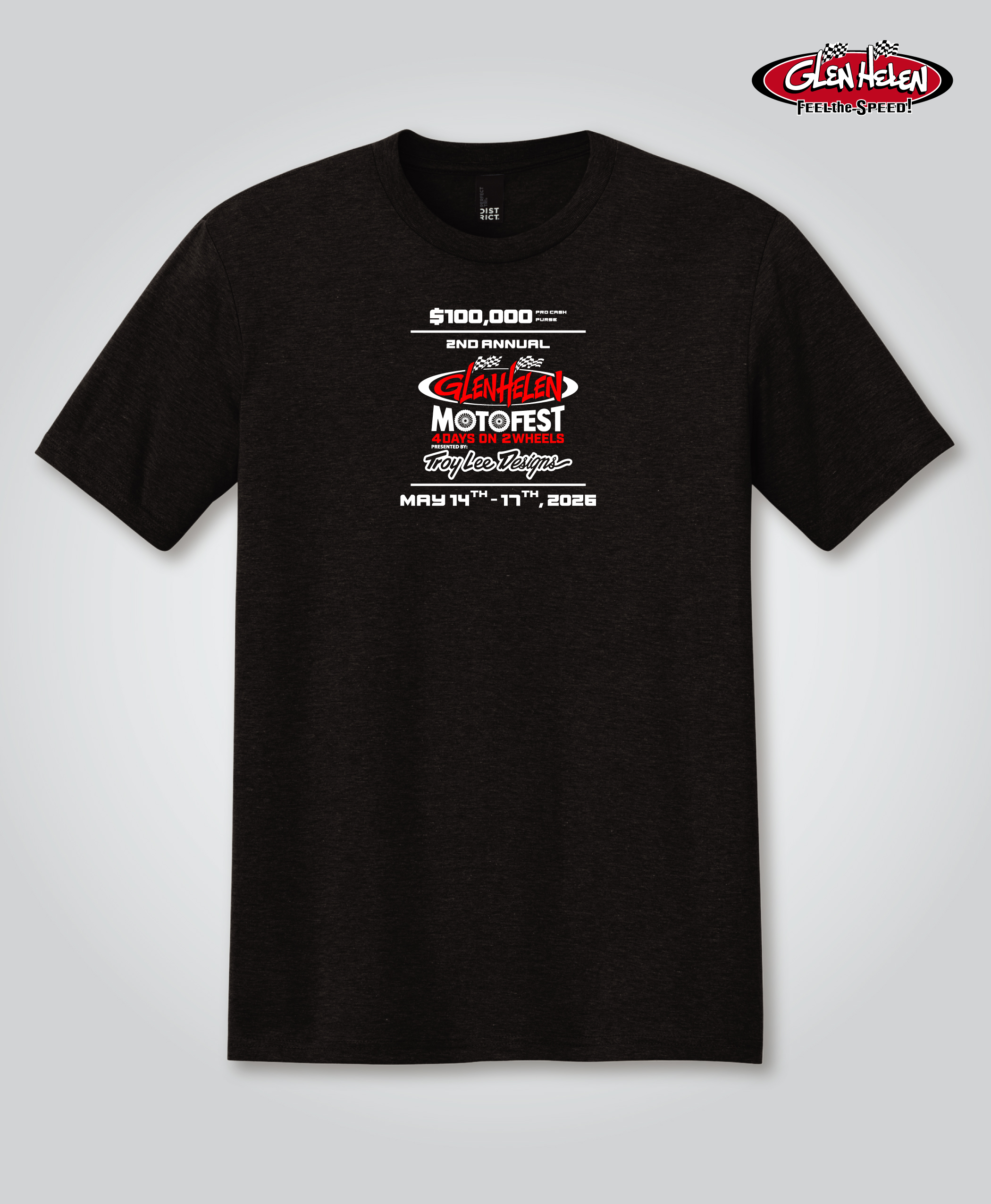 Glen Helen 2026 Stop Watch National Tee, Black - Image 3