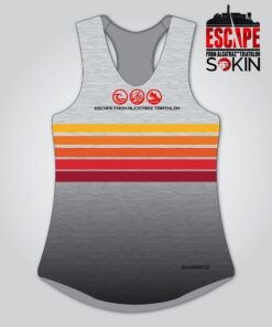 EFAT Ladies Sunset Stripes Racerback Tank