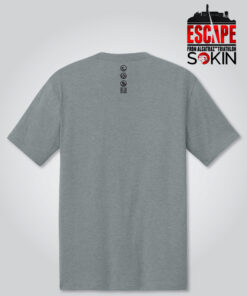 Alternative view of Escape 2026 Retro Flag Tee -Gray