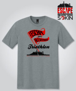 Escape 2026 Retro Flag Tee -Gray